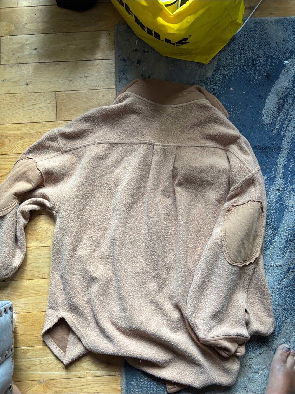 Free People Teddy Jacket in Olive - Picture 4 of 4